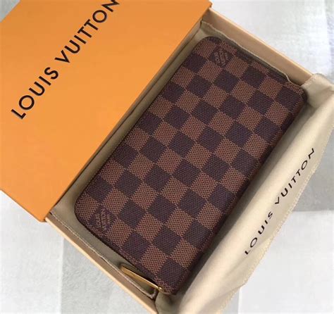 louis vuitton damier ebene small wallet|More.